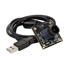 Arducam 1080P Low Light WDR USB Camera Module for Computer, 2MP 1/2.8” CMOS IMX291 100 Degree Wide Angle Mini UVC Webcam Board with Microphone, 3.3ft/1m Cable for Windows Linux Mac OS