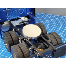 Tamiya Aluminum Fifth Wheel Coupling Cover Tamiya R/C Toy 1/14 King Knight Grand Hauler