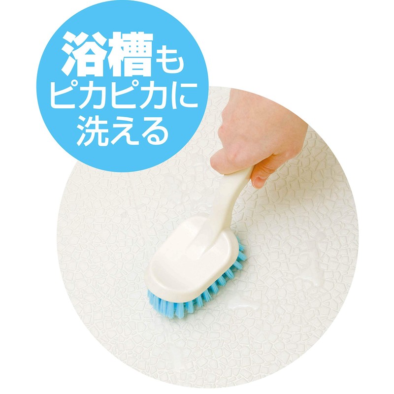 OHE 67870 Bath Brush, White, 10.2 x 2.6 x 3.3