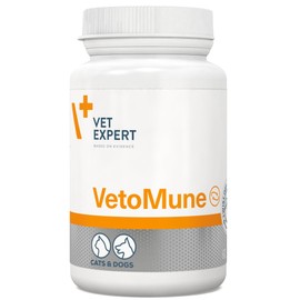 Vet Expert VetoMune Immune Support Supplement for Cats & Dogs – Boosts Natural Defences, Aids Recovery, 60 Capsules