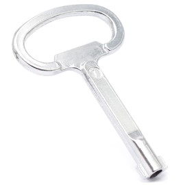 Lisnhlin GM82922 Generator Key Compatible with Kohler Generator Models 8RESV 14RCAL 14RESA 14RCA 20RESA 20RCA 20RESC 20RCAL 26RCA etc, Zinc Alloy with Chrome-Plated Surface