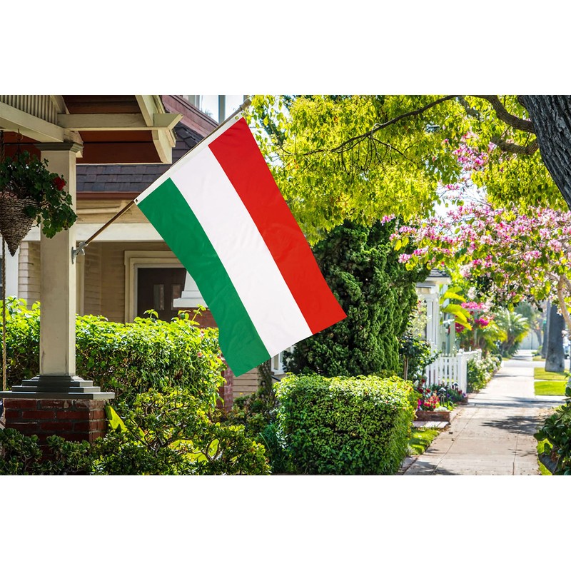 DANF Hungary Flag 3x5 Ft Hungarian National Flags Polyester with