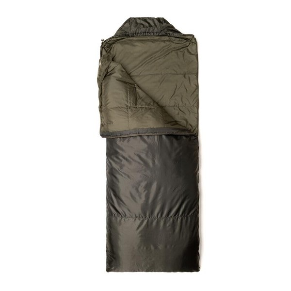 Snugpak Jungle Bag WGTE - Sleeping Bag with Built-in Mosquito Net - Lightweight, Sanitary Sleep Bag & Versatile Quilt - Cosy Sleeping Bag for Tropical Condition Camping & Exploration - Olive (LZ)