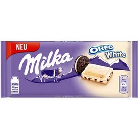 Milka Oreo White, Pack of 22 (22 x 100 g)