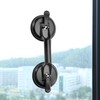 FCHO Glass Suction Cups Heavy Duty Aluminum Handle Glass Holder