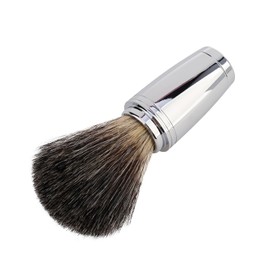 CSB Badger Hair Shaving Brush with Polished Chrome Metal Handle - Shaving Brushes for Men