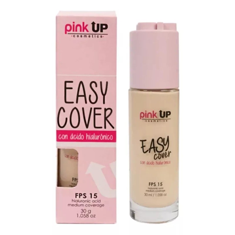 Pink Up Polvo Mate Hd + Maquillaje Líquido Easy Cover