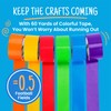 Rainbow Colored Duct Tape Pack - 6 Bright Colors, 10