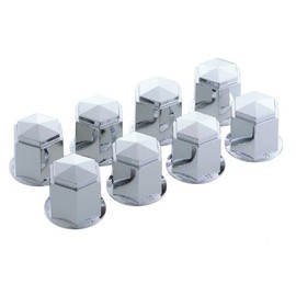 JET INOUE 500381 Nut Cover, 1.9 gal (51 L), 1.6 inches (41 mm), ABS, 8 Pieces, Square Shape