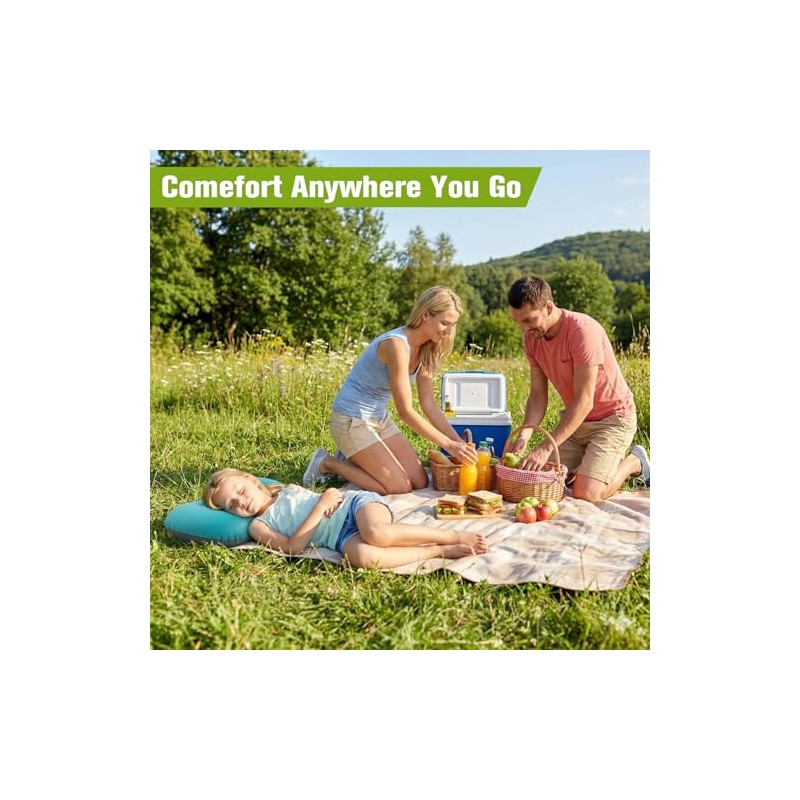 Ultralight Inflatable Travel Pillow - Ergonomic Camping Cushion