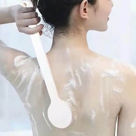 Back acne exfoliation shower towel shower brush Back acne back acne shower brush White/ONESIZE 3ea