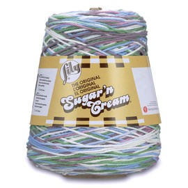 Lily Sugar'n Cream Cone Yarn, Freshly Pressed Ombre