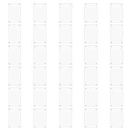ZLHETWT 30PCS Acrylic Magnetic Picture Frame for Polaroid Style Fridge Photo Magnet Double Sided Magnetic Picture Decor for Mothers Day