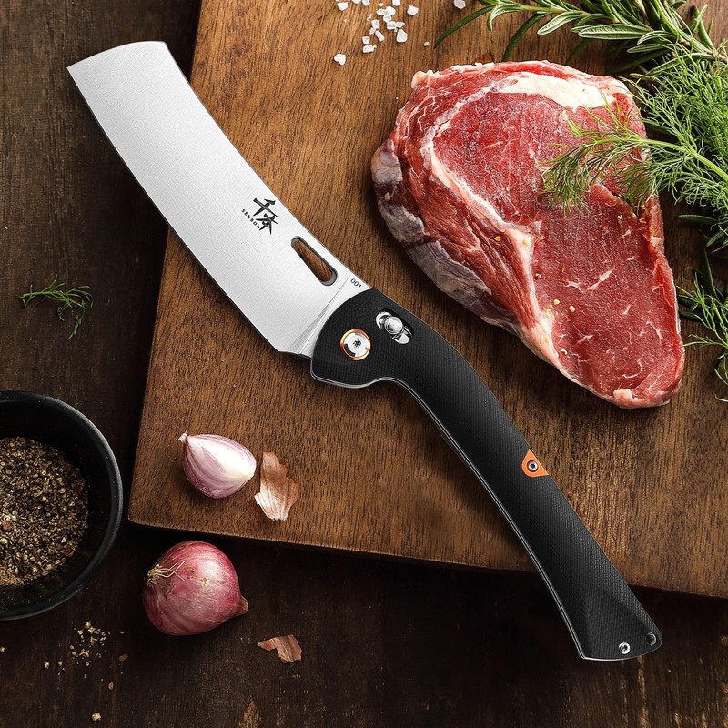 SENBON 440 Stainless Steel Lightweight Ultra Sharp Pocket Folding Chef