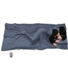 BROWINT Lnlay Sleeping Bag with Double Zip and Pillow Compartment,