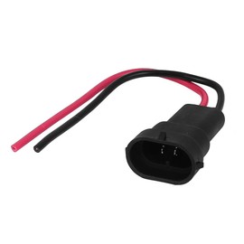 sourcingmap H11 Headlight Bulb Male Wire Harness Adapters