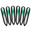 Mont Bleu Coloured Glass Nail File, in Black Velvet Case,