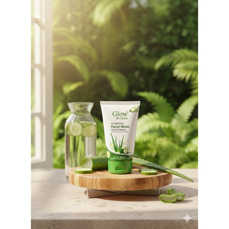 Glow & Clean Hydrating FaceWash Whitening Aloe Vera & Cucumber