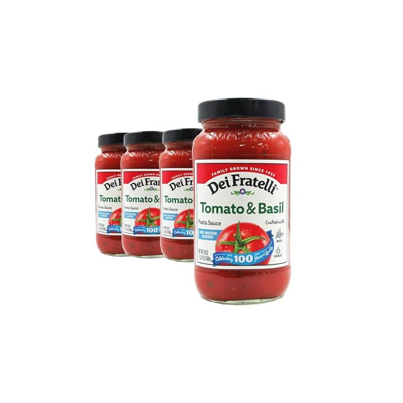Dei Fratelli Tomato & Basil Pasta Sauce (24 oz. jars;