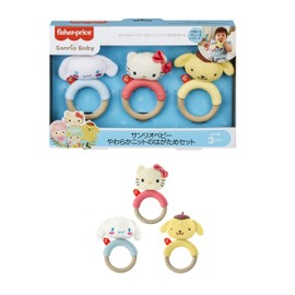 Fisher Price Sanrio Baby HBP48 Soft Knit Peel Set of 3