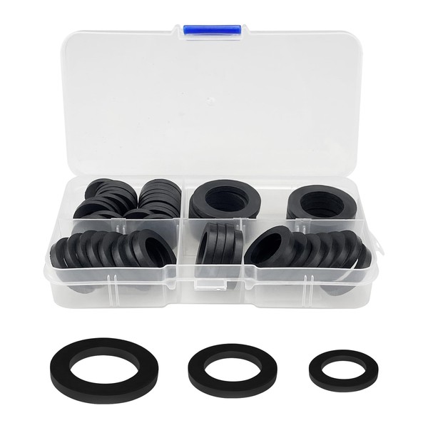 50pcs Washer Ring Shower Rubber O-Ring Washer Seals Gasket Electrical