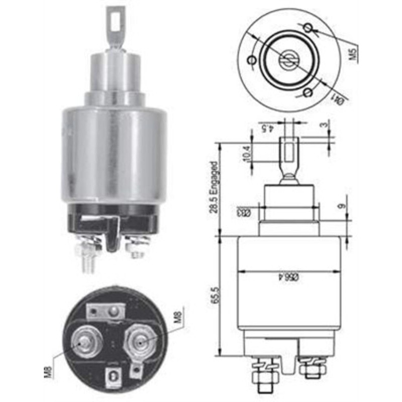 Magneti Marelli 940113050126 Magnetic Switch Starter