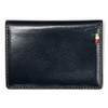 Milagro Tamponato Leather Series Pass & Card Case, navy