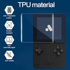 Lamshaw Compatible for Analogue Pocket Screen Protector, [6 Pack] Full Coverage TPU Clear Film Compatible for Analogue Pocket Console (6 PACK)