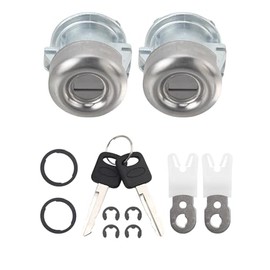 Hongcy Switch Door Lock Cylinder Set Compatible with Ford 1997-2016 F150 F250 F350 F450 Super Duty Ranger Replace Lincoln Blackwood 7C3Z1521990A