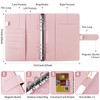 SKYDUE A5 Binder, A5 Ring Binder Faux Leather, Ring Binder