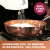 Gotham Steel 10 Inch Hammered Non Stick Frying Pans, Nonstick