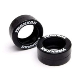 Traxxas 5185 Rubber Tires for Wheelie Bar Wheels, 2-Piece