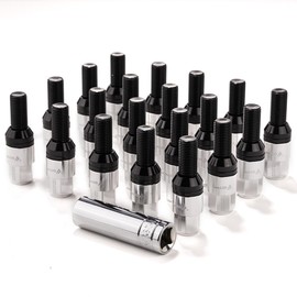 M14x1.25 Wheel Lug Bolts, 20pcs 28mm Shank 17mm Hex 3 inch Length Forged Studs Set for B.MW 1-8Series X1 X2 X3 X4 X5 X6 X7 X8 i3 i4 ix M2 M3 M4 M5 M6 M8 Z4 and More