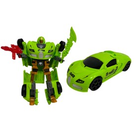 Transformable Robot Car Sports Car Transformable into Robot Car Robot Transformable Robot Toy for Children Robot Transform Bot Mech for Children, Assorted Colours Random Colour