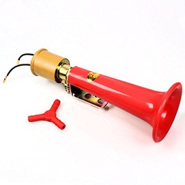 Unbekannt LKW Truck Signalhorn Luftdruck Nebel Horn Hupe Türkenhorn E-Ventil 24V Fanfare