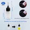 Augeny 3PCS Needle Tip Glue Bottle, 5ML Blunt Needle Tip