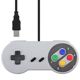 Classic SNES SFC Style Retro Game USB Controller Gamepad Joystick Joypad Compatible withPC MAC Windows
