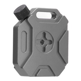Simulation Mini Fuel Tank Aluminum Alloy RC Crawler Simulation Decoration Accessory for SCX10 1/8 1/10 RC Crawler Cars Grey