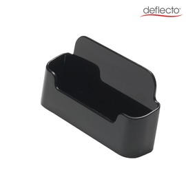 Deflecto Pack of 2 Single Pocket Landscape Countertop Business Card Holder for Desk in Black - Card Holders