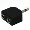 CESS 3.5mm Mono Male to Dual Port 3.5mm Mono Female