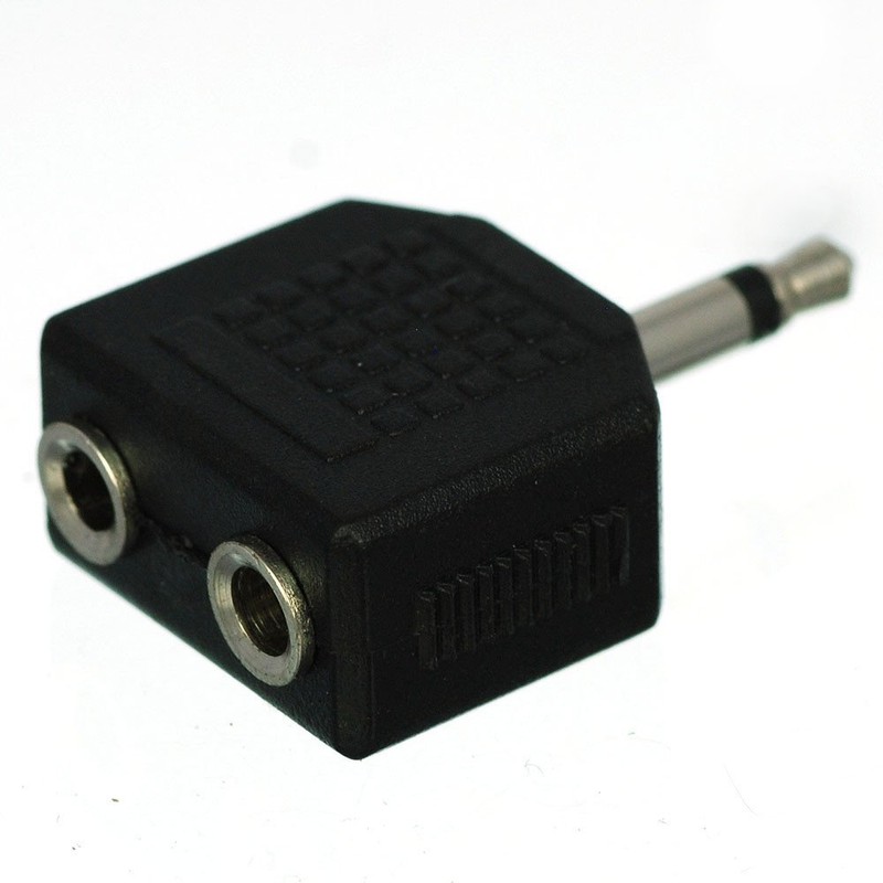 CESS 3.5mm Mono Male to Dual Port 3.5mm Mono Female