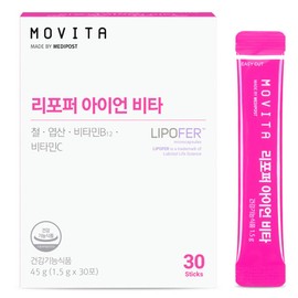 Medipost Movita Repopper Iron Vita 30p, 45g, 1 piece / 메디포스트 모비타 리포퍼 아이언 비타 30p, 45g, 1개
