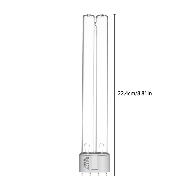 coospider-repta 2 Pack 18 Watts UV Light Bulb Replacement UV