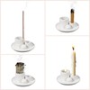 uxcell Incense Burner, 4 in 1 Ceramic Incense Holder Santo