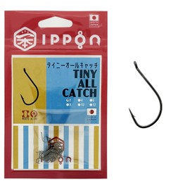 IPPON Tiny All Catch, Black Coat, No. 2, 40 - No. 12, 36 Hooks, Trout Hooks, Wavy Hooks, Made in Japan