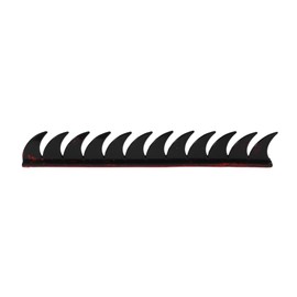 REPAIROCK Motorcycle Helmet Accessories Decoration Toothed Comb Head for Motorcycle Bicycle Skiing Helmets Black Mixed Red Plastic PU Glue 1 Set