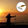 5 Pcs Fishing Lures Spinners Set Hard Plastic Body Artificial
