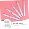 WOONEKY Professional Nail Art Tools 14cm Glass Nail Files Kit