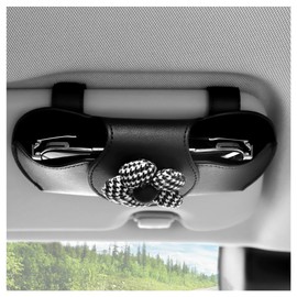 Amelity Sunglass Holder for Car, Car Visor Sunglasses Holder for Women Girls, Sunglass Clip for Car Visor, Magnetic Eyeglasses Holder for Car Visor Clip (Style 5)