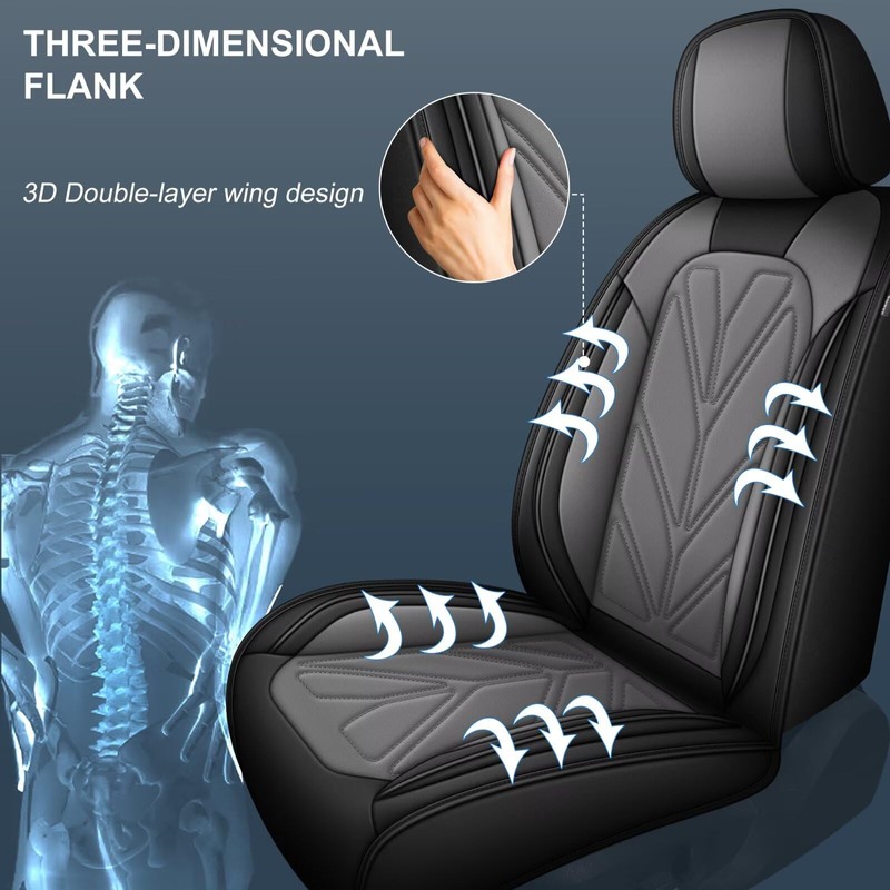 DISUTOGO Seat Cover Fit for Toyota Fj Cruiser 2017-2025: Front